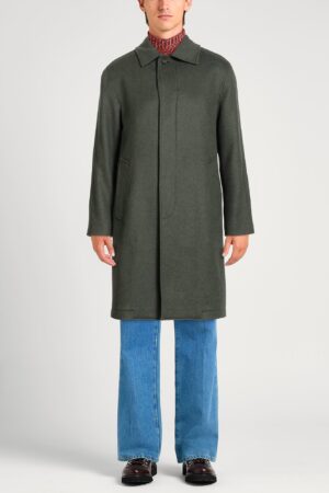 Cappotto verde Roberto Pepe uomo