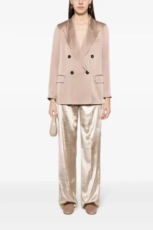 Pantaloni oro Peserico donna