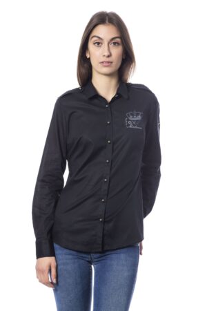 Camicia in cotone stretch Francesca E. Versace donna