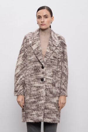Cappotto con effetto bouclè Peserico donna