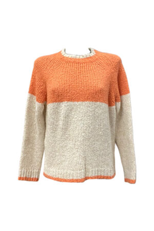 Maglione girocollo beige Baldinini donna