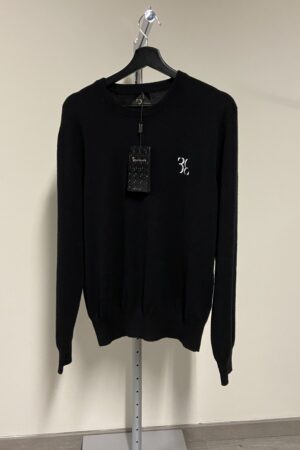 Maglia nero in cashmere Billionaire uomo