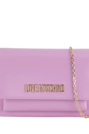 Borsa a tracolla rosa Love Moschino