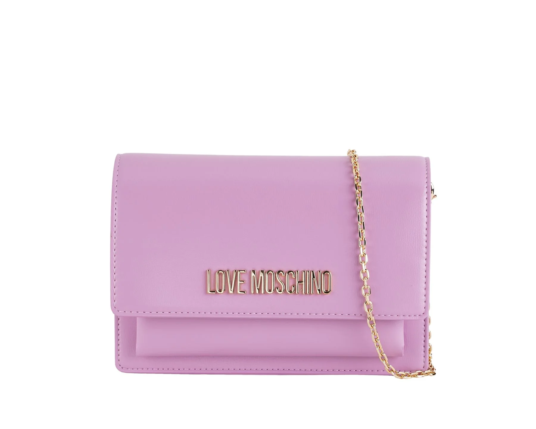 Borsa a tracolla rosa Love Moschino