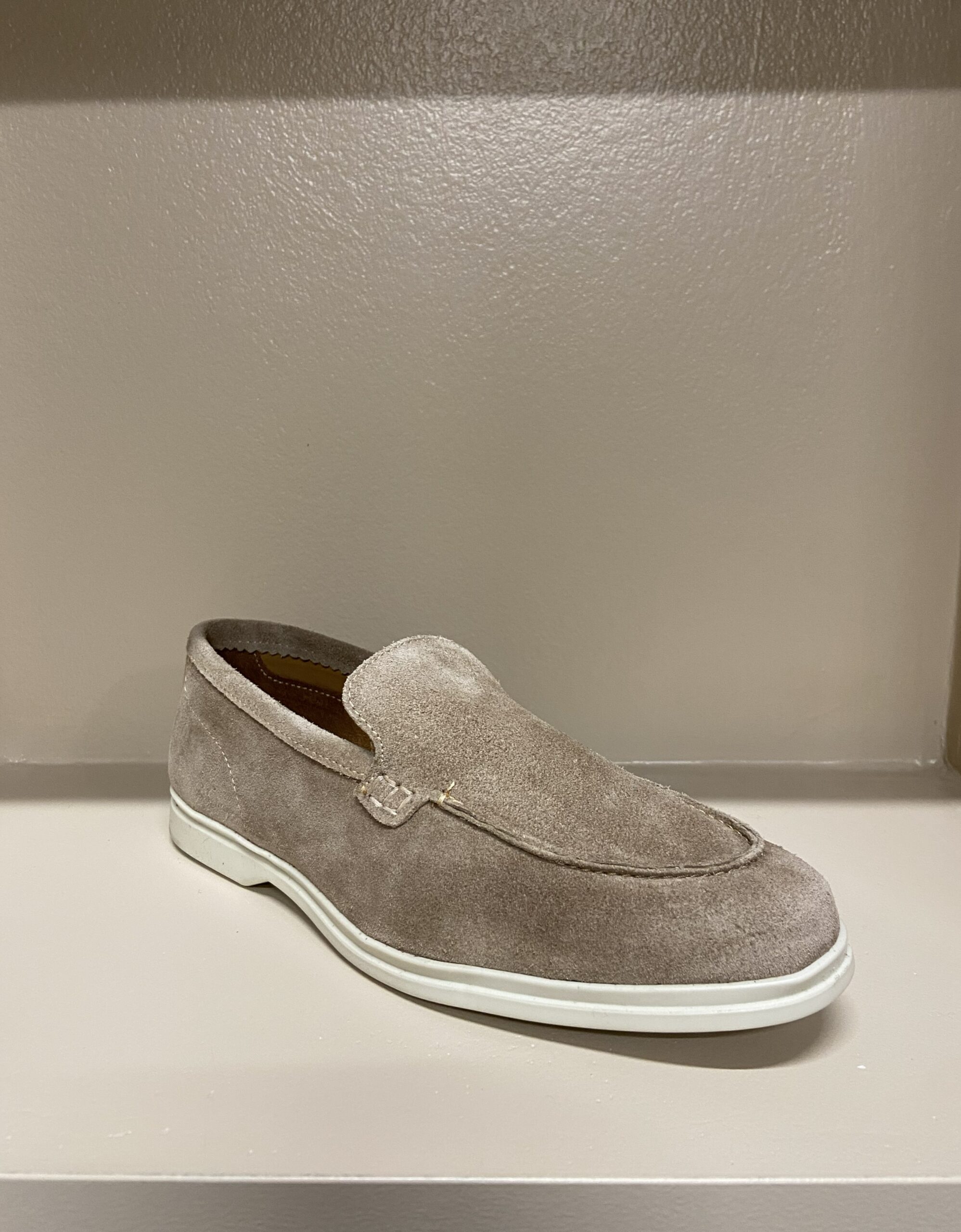 Mocassini scamosciati beige Cerruti 1881 uomo - immagine 2