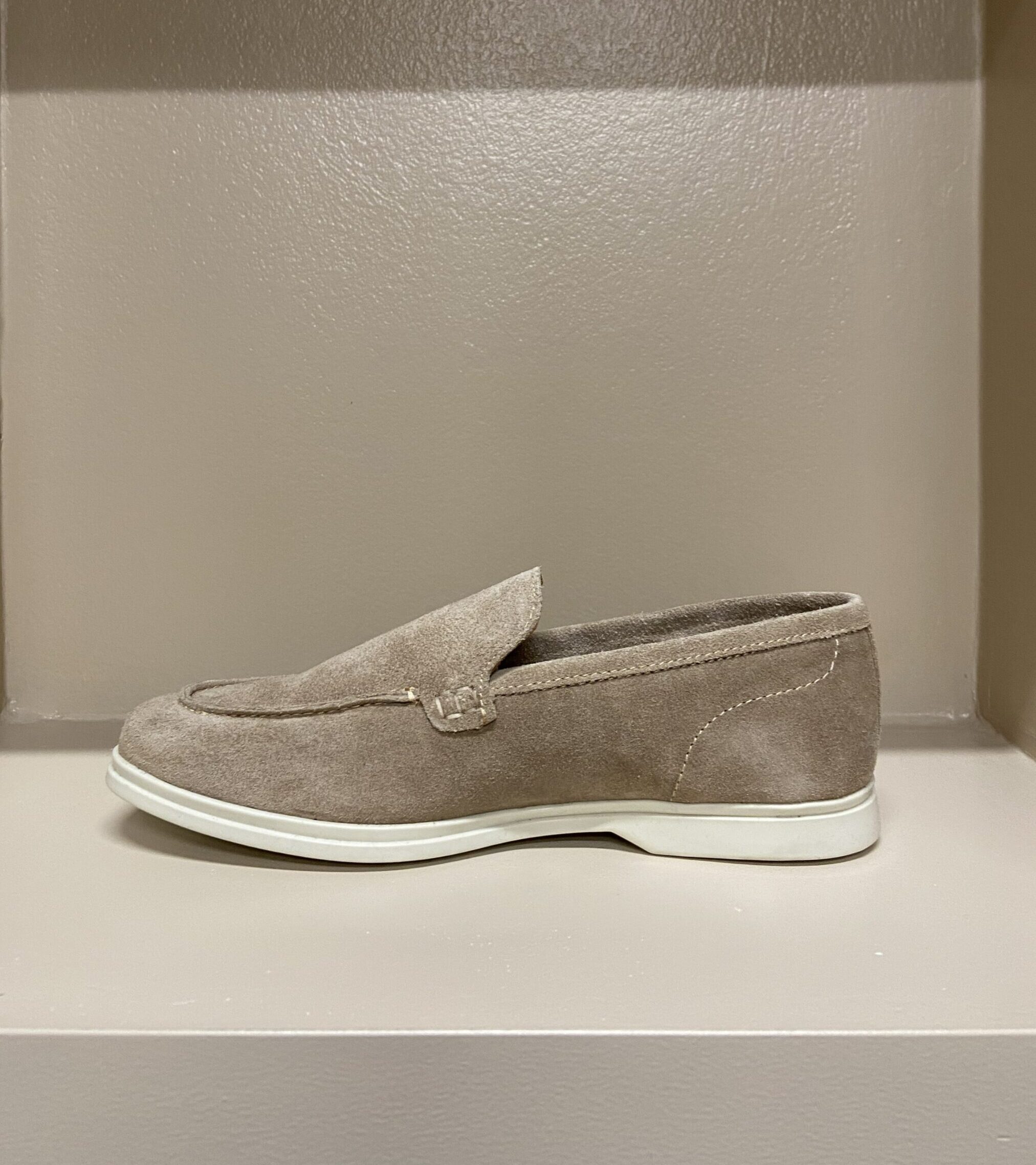 Mocassini scamosciati beige Cerruti 1881 uomo