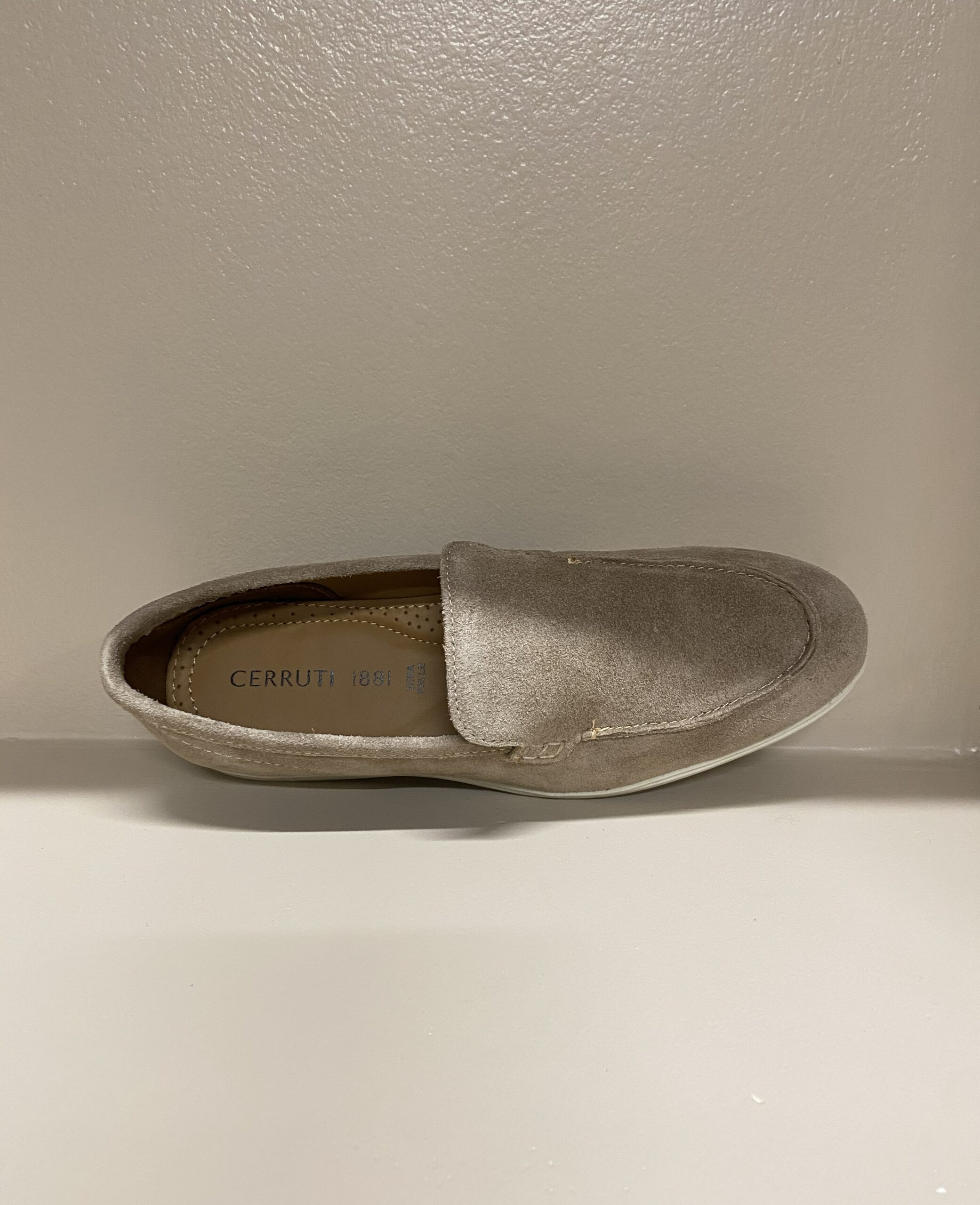 Mocassini scamosciati beige Cerruti 1881 uomo - immagine 4