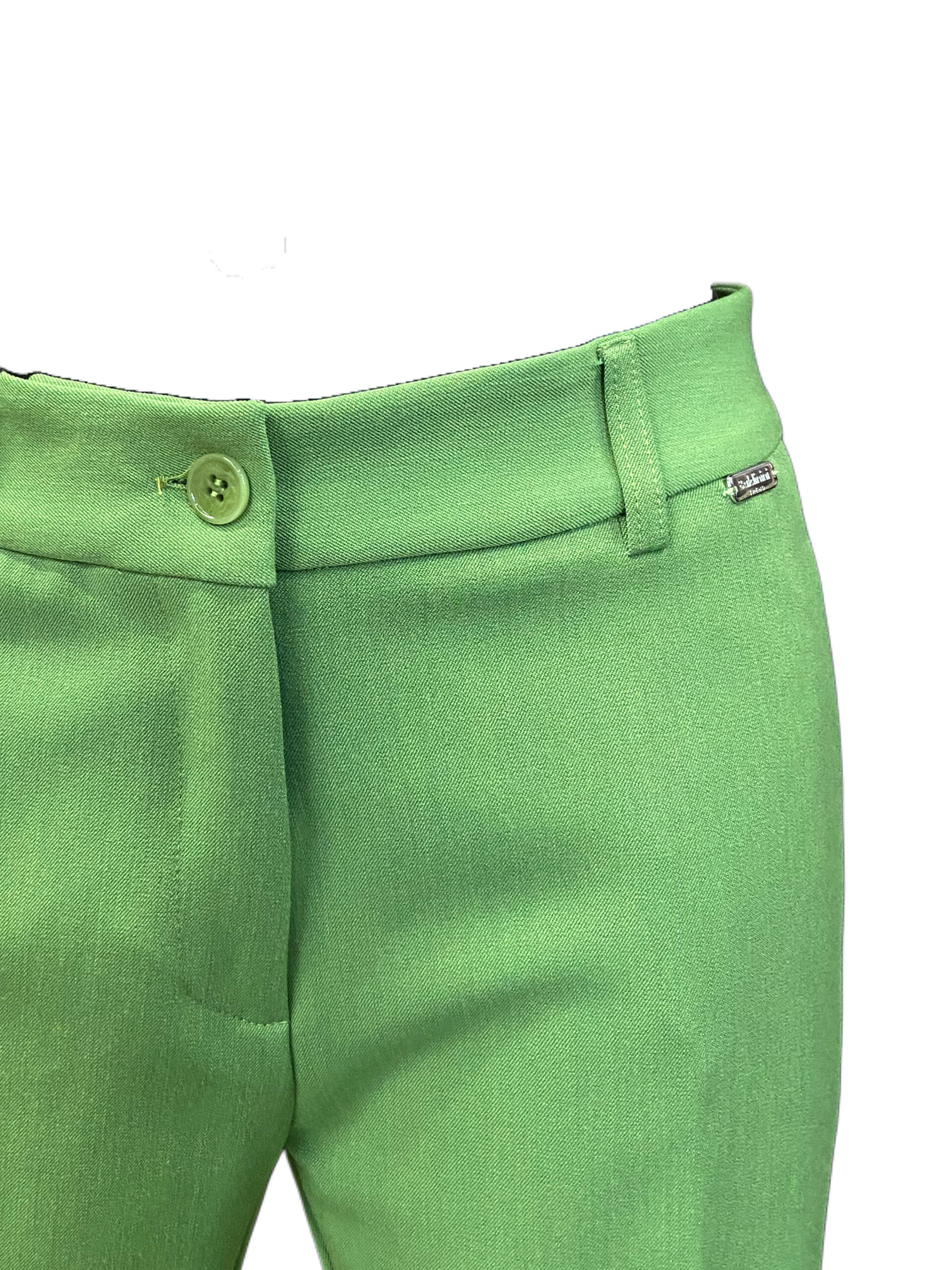 Pantaloni verdi slim Baldinini donna - immagine 2
