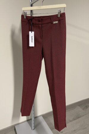 Pantaloni a sigaretta rossi Baldinini donna