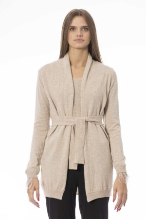 Cardigan con maniche sfrangiate Baldinini donna