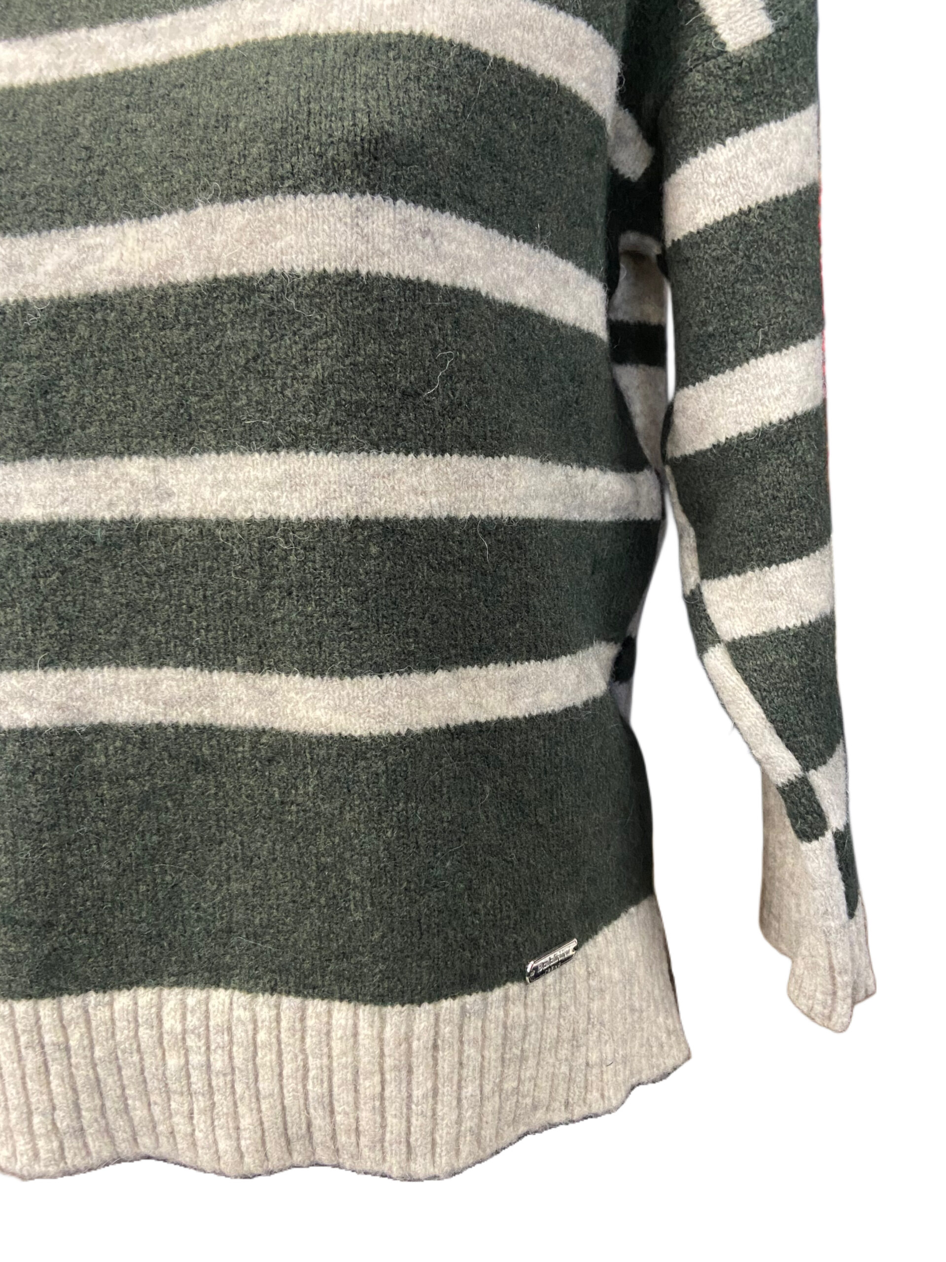 Maglione Dolcevita a righe Baldinini donna - immagine 3