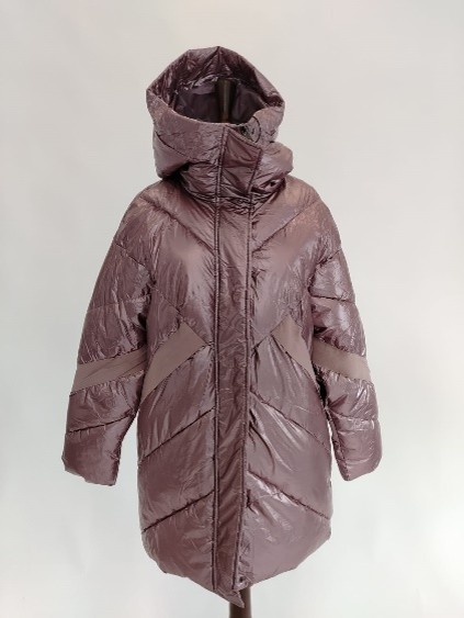 Piumino lungo lucido con cappuccio Trussardi donna - immagine 2