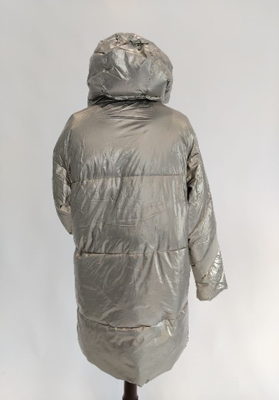 Piumino lungo lucido con cappuccio Trussardi donna - immagine 12