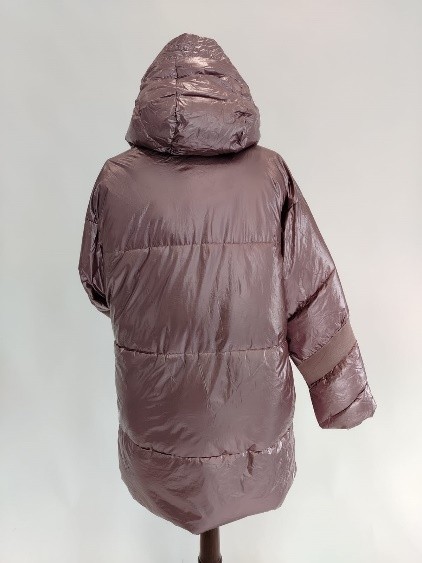 Piumino lungo lucido con cappuccio Trussardi donna - immagine 4