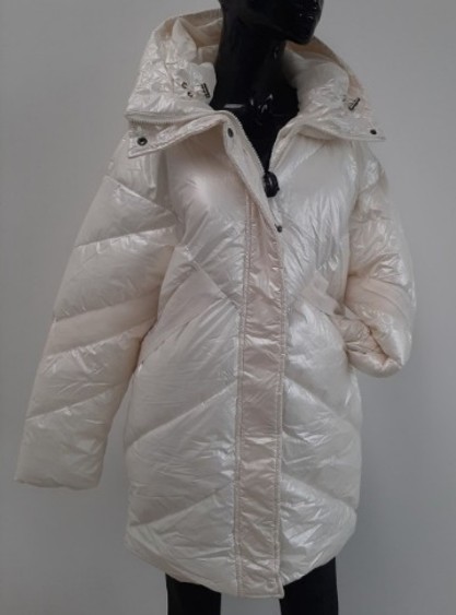 Piumino lungo lucido con cappuccio Trussardi donna - immagine 13