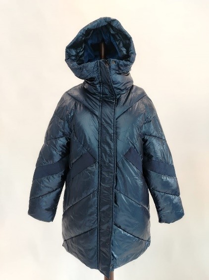 Piumino lungo lucido con cappuccio Trussardi donna - immagine 18