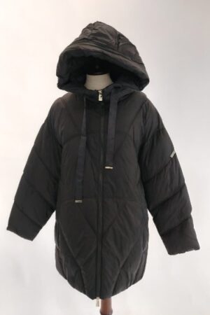 Piumino lungo opaco con cappuccio Trussardi donna