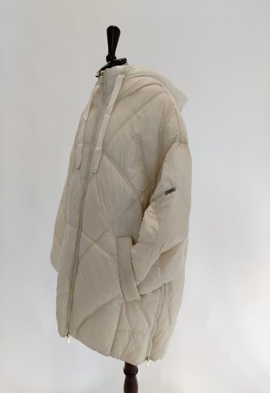 Piumino lungo opaco con cappuccio Trussardi donna - immagine 5