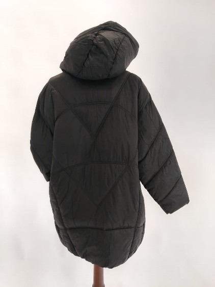 Piumino lungo opaco con cappuccio Trussardi donna - immagine 3