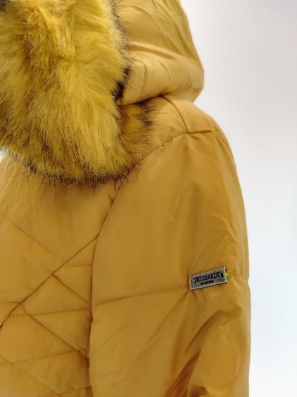 Piumino lungo opaco con cappuccio Trussardi donna - immagine 3