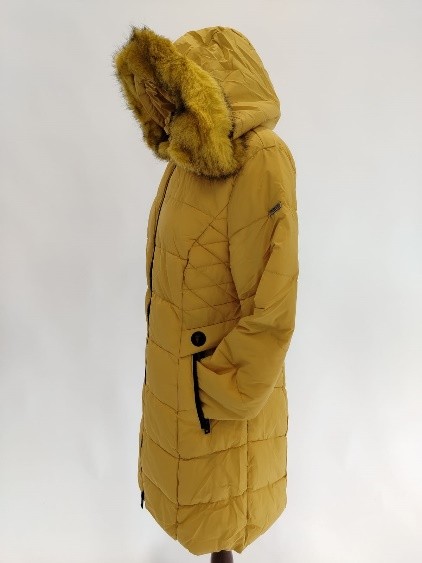 Piumino lungo opaco con cappuccio Trussardi donna - immagine 2