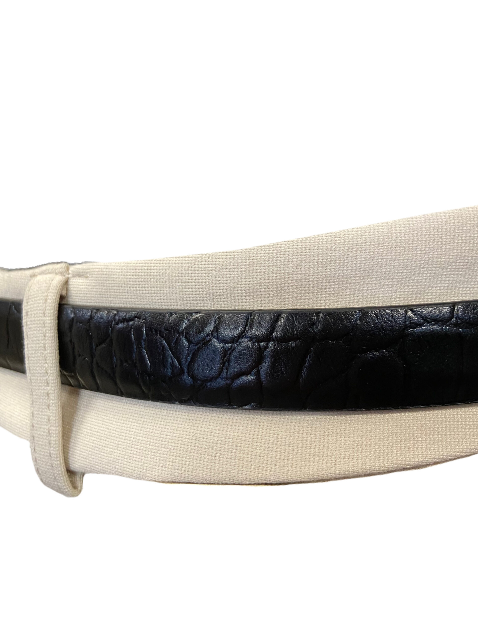 Cintura in pelle nera Frankie Morello donna - immagine 3