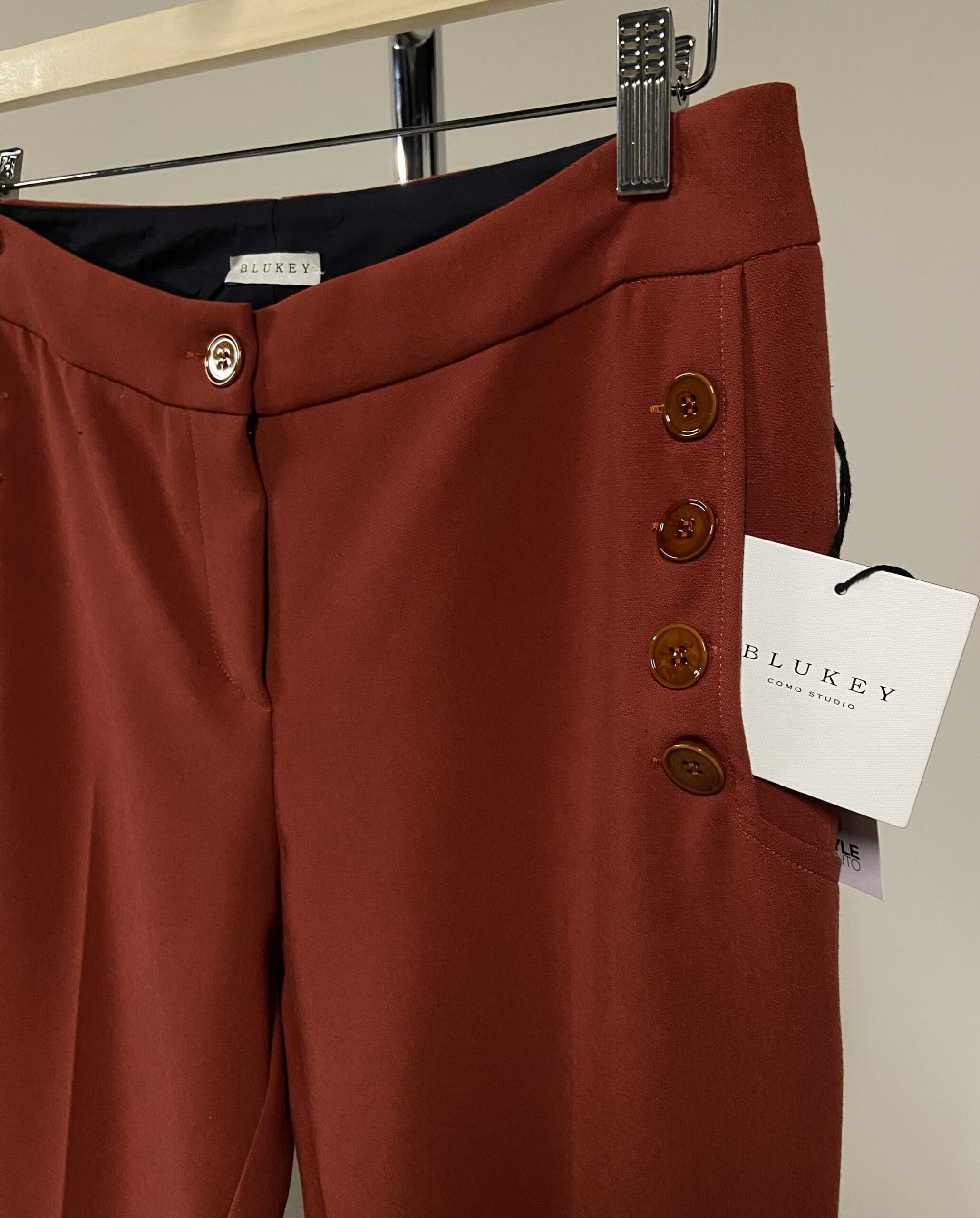 Pantaloni a sigaretta rossi Blukey donna - immagine 3