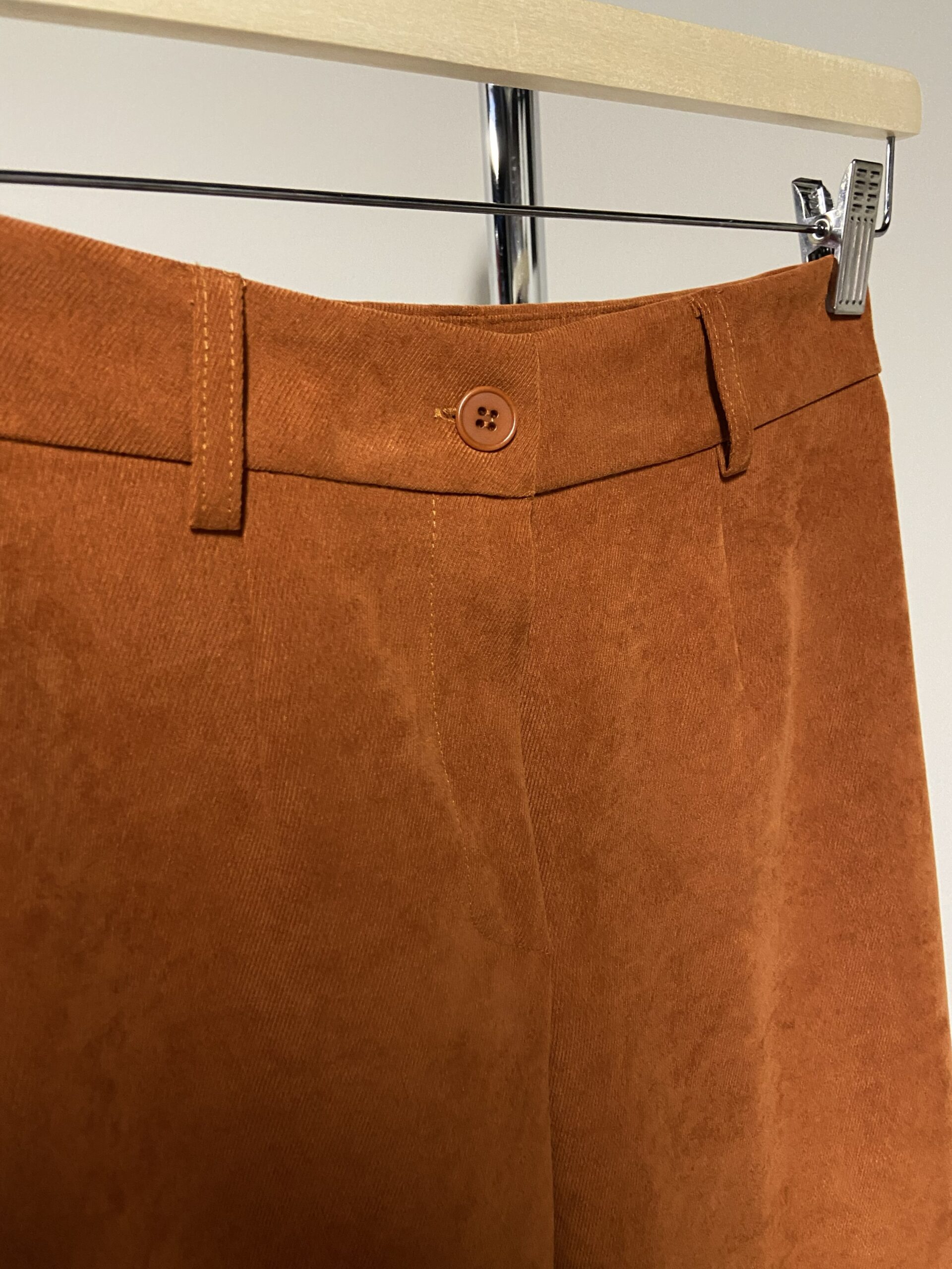 Pantaloni wide leg arancio Blukey donna - immagine 4