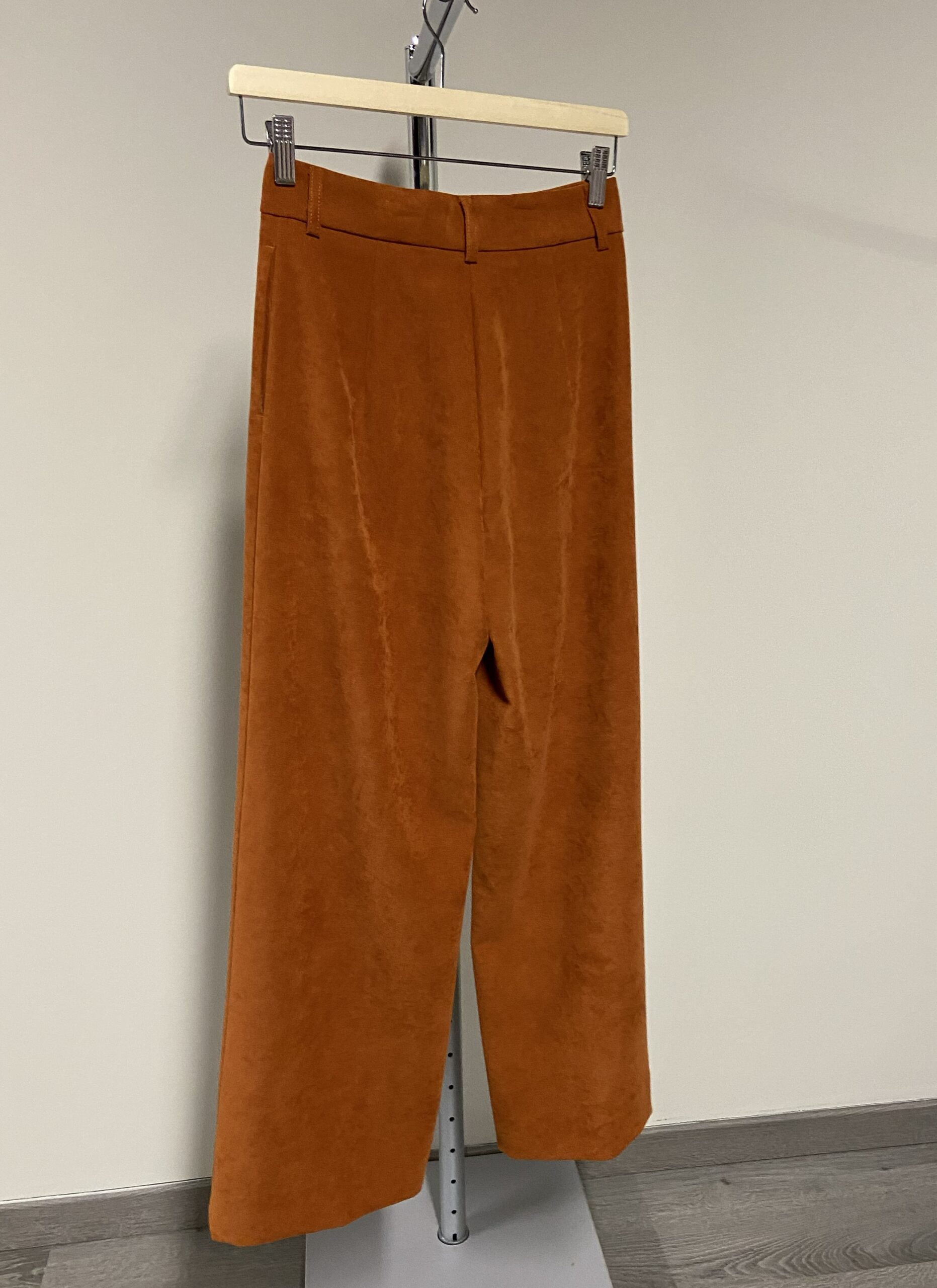 Pantaloni wide leg arancio Blukey donna - immagine 3