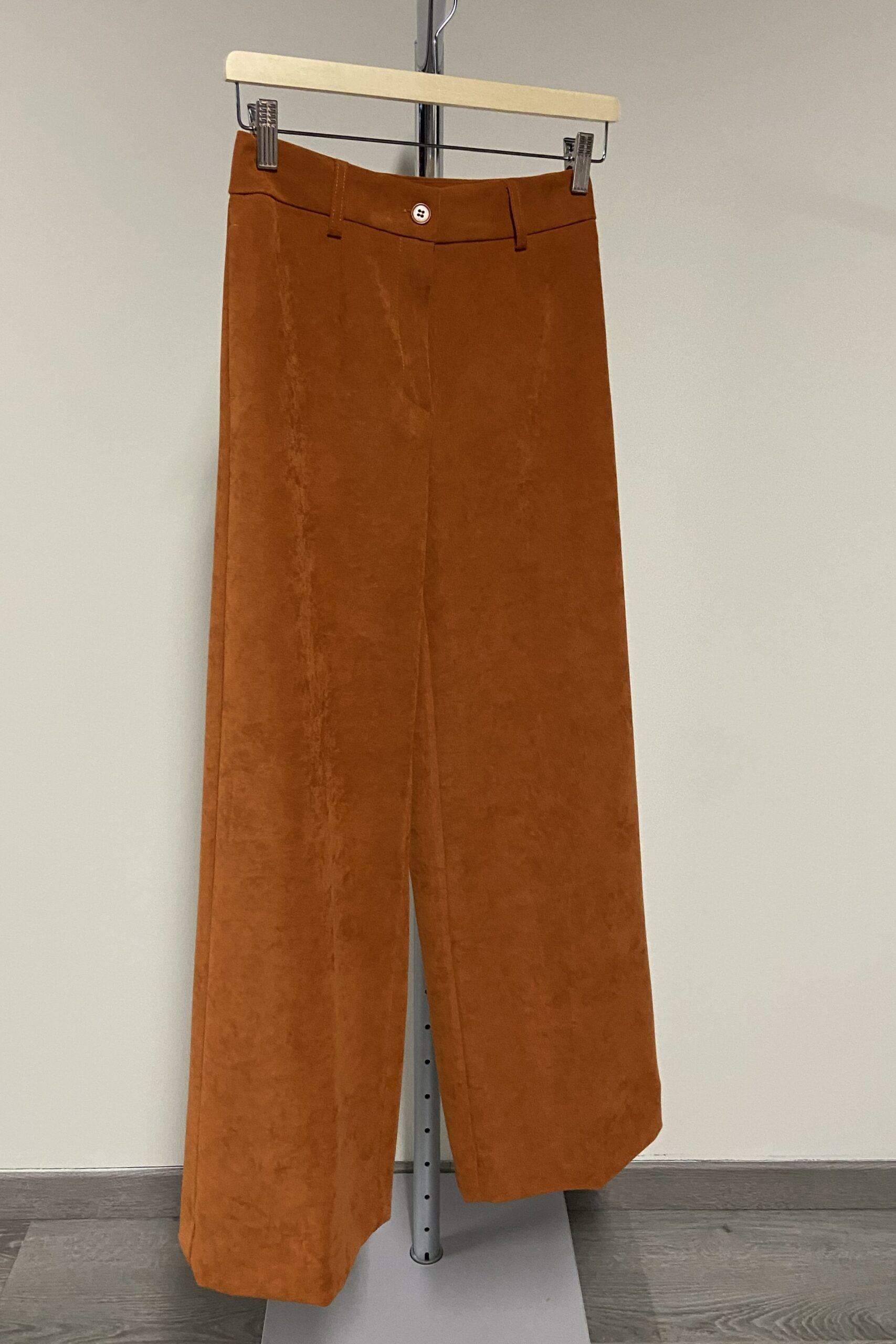 Pantaloni wide leg arancio Blukey donna
