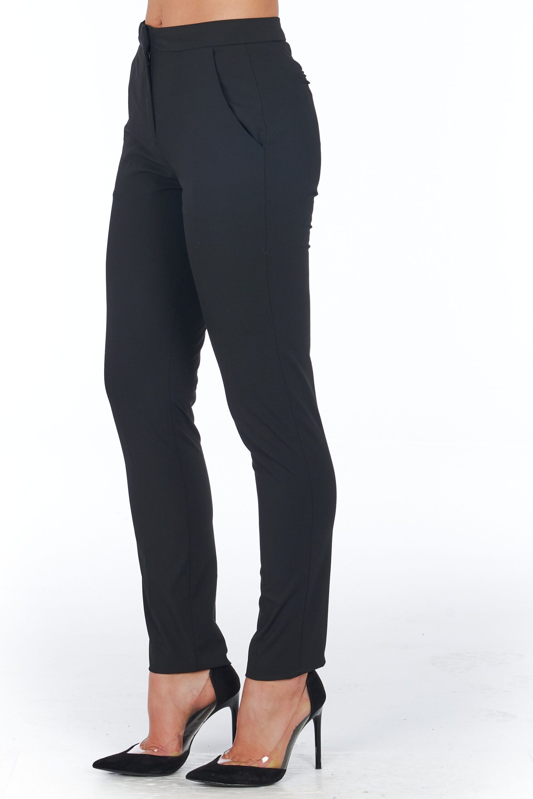 Pantaloni neri a Sigaretta Frankie Morello donna - immagine 4