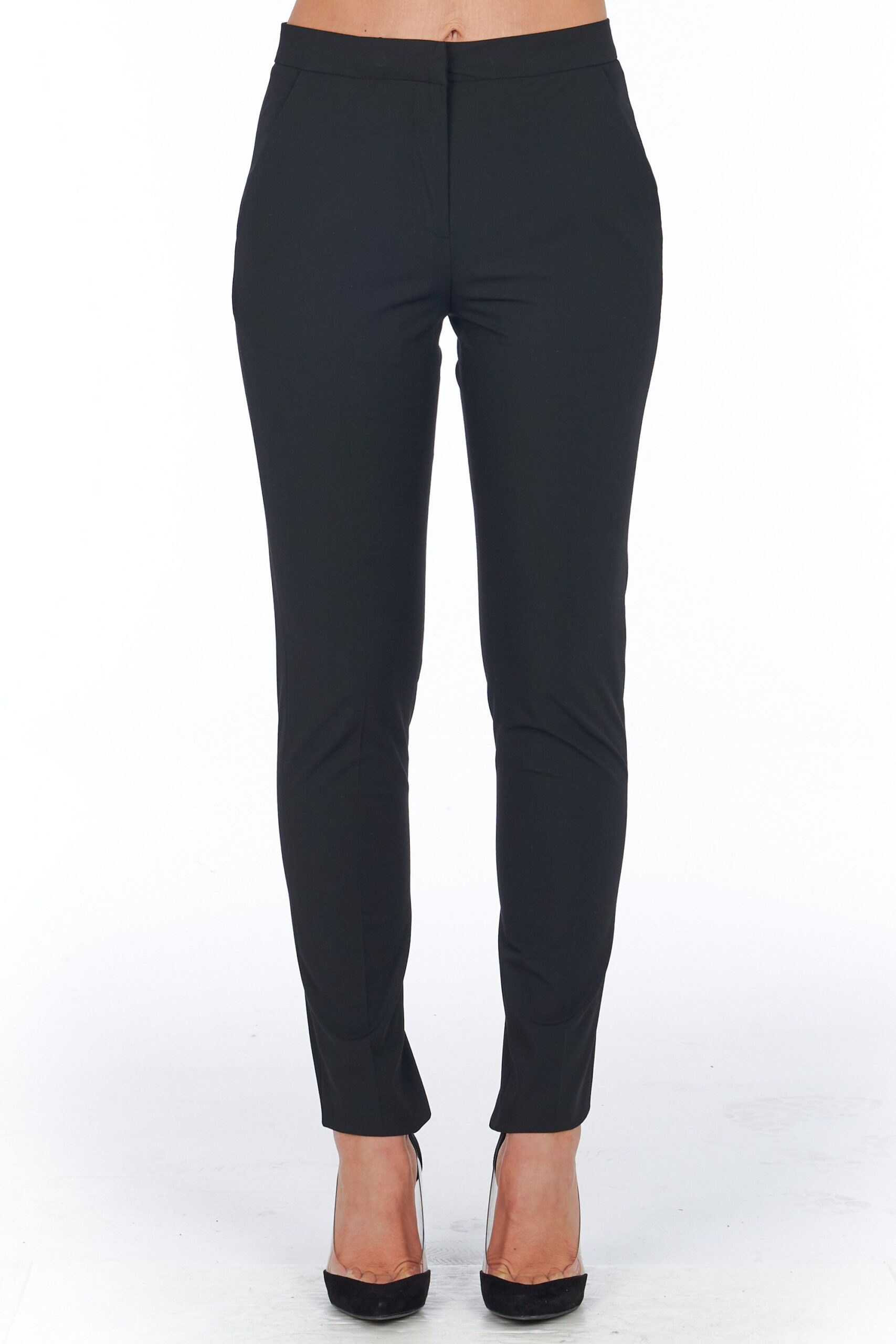 Pantaloni neri a Sigaretta Frankie Morello donna - immagine 3