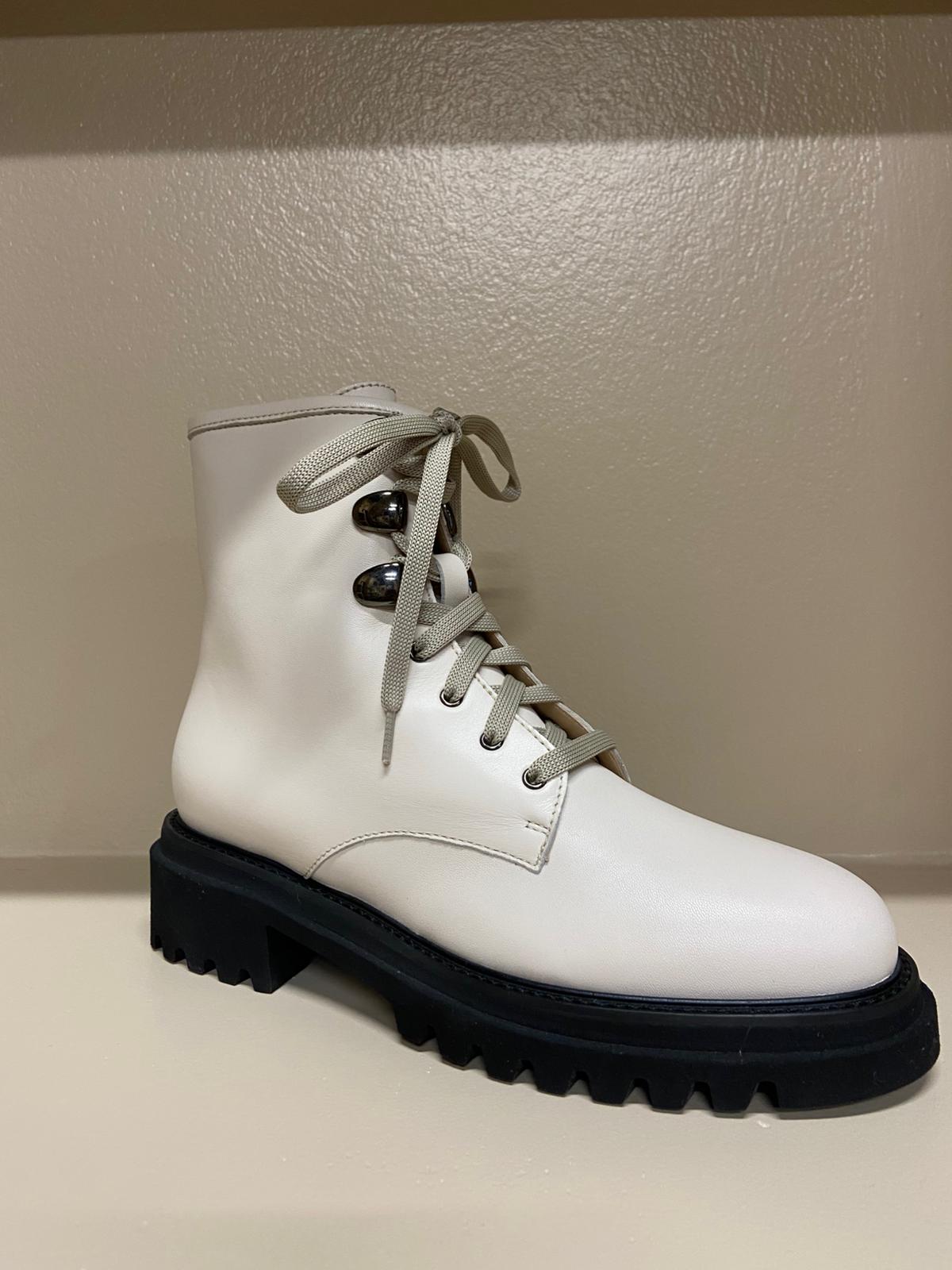 Stivaletti in pelle bianchi Cerruti donna - immagine 2