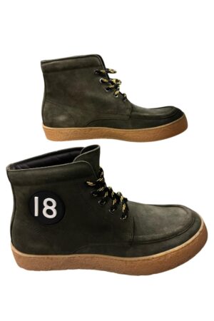 Stivali verdi in camoscio Cerruti uomo