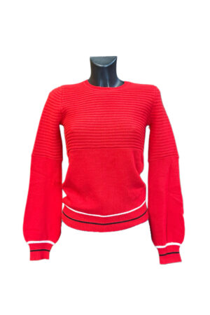 Maglione rosso in misto lana e cashmere GF Ferrè donna
