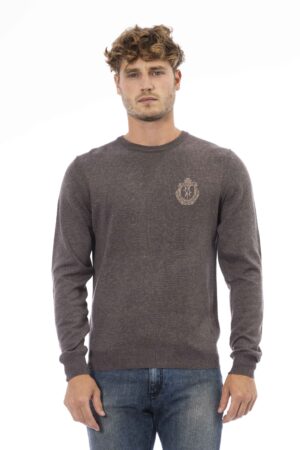 Maglia girocollo con logo Billionaire uomo