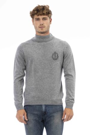 Maglione a collo alto in lana e cashmere Billionaire uomo