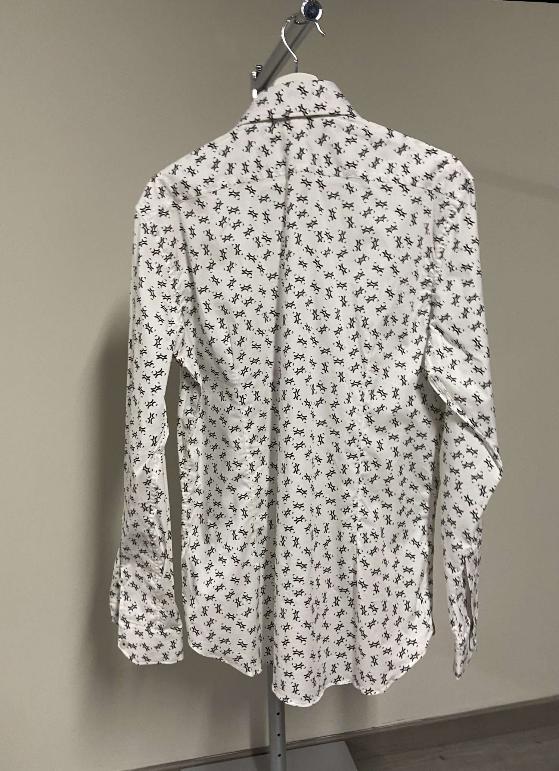 Camicia bianca con logo Billionaire uomo - immagine 5