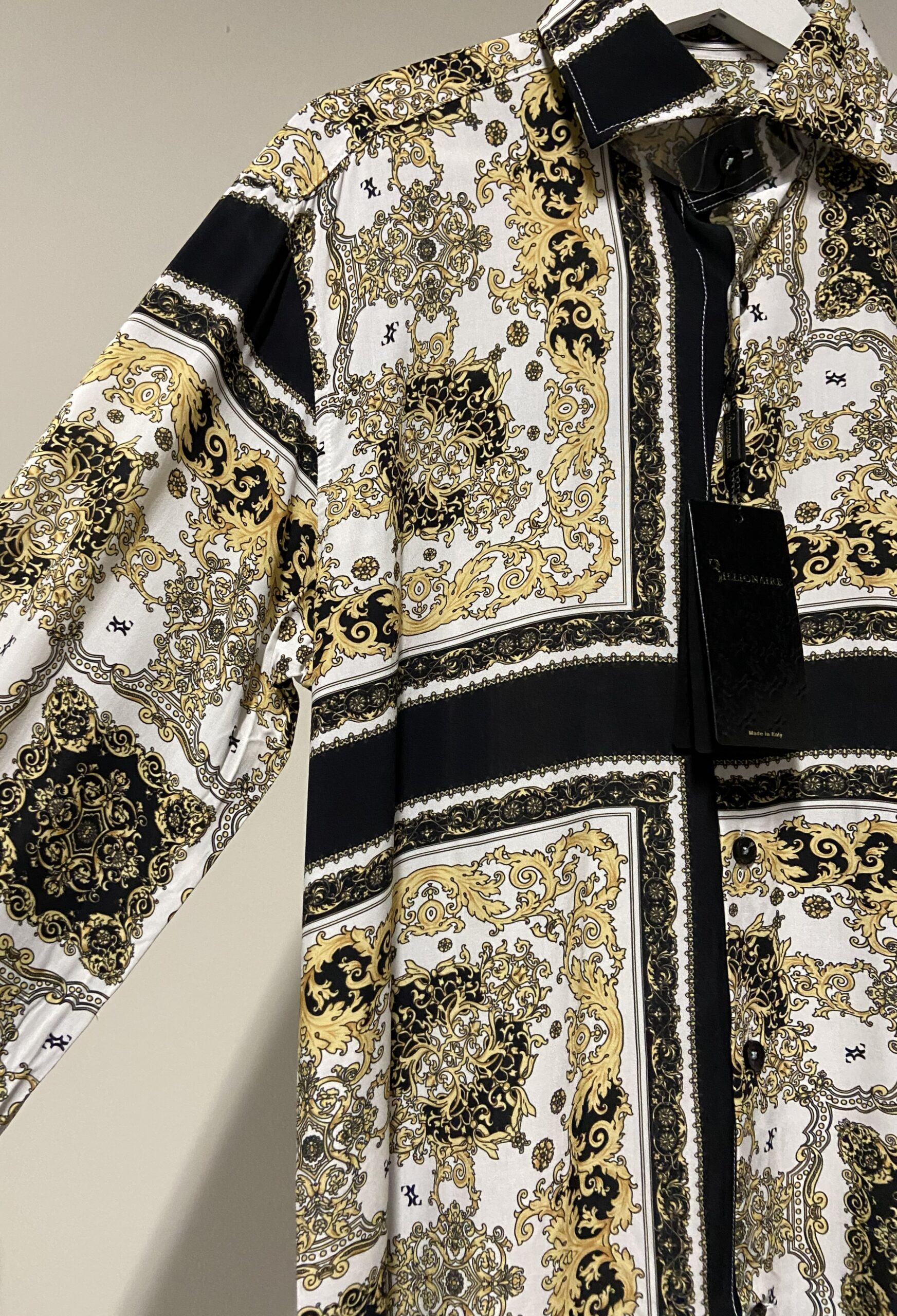 Camicia taglio oro barocco Billionaire uomo - immagine 2