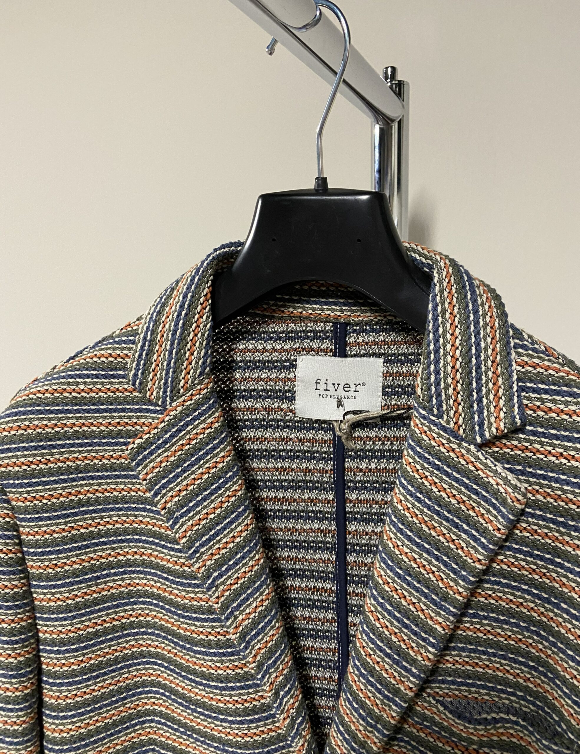 Blazer in maglia a righe multicolore Fiver Jeans uomo - immagine 3