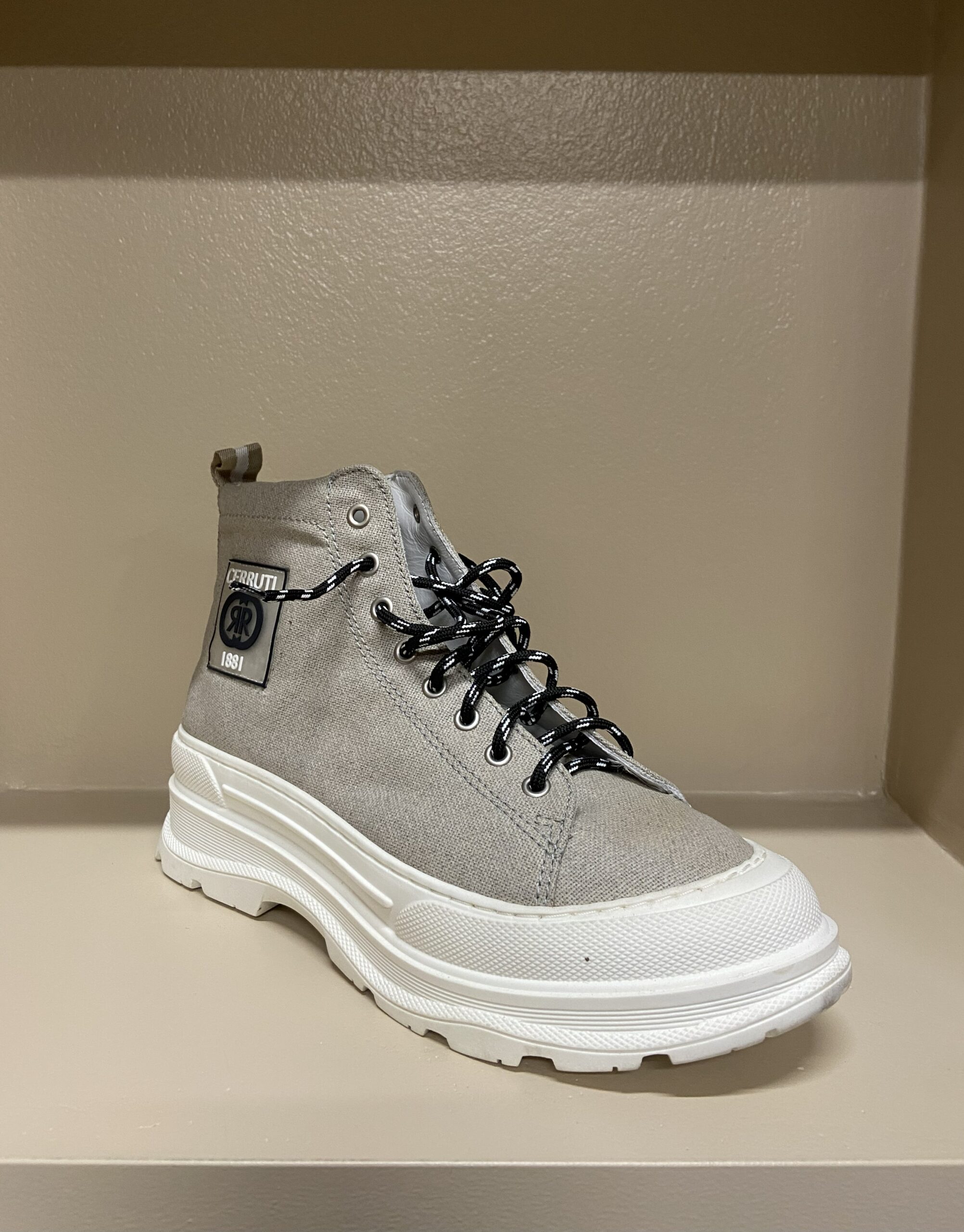 Sneakers alte grigie Cerruti 1881 uomo - immagine 2