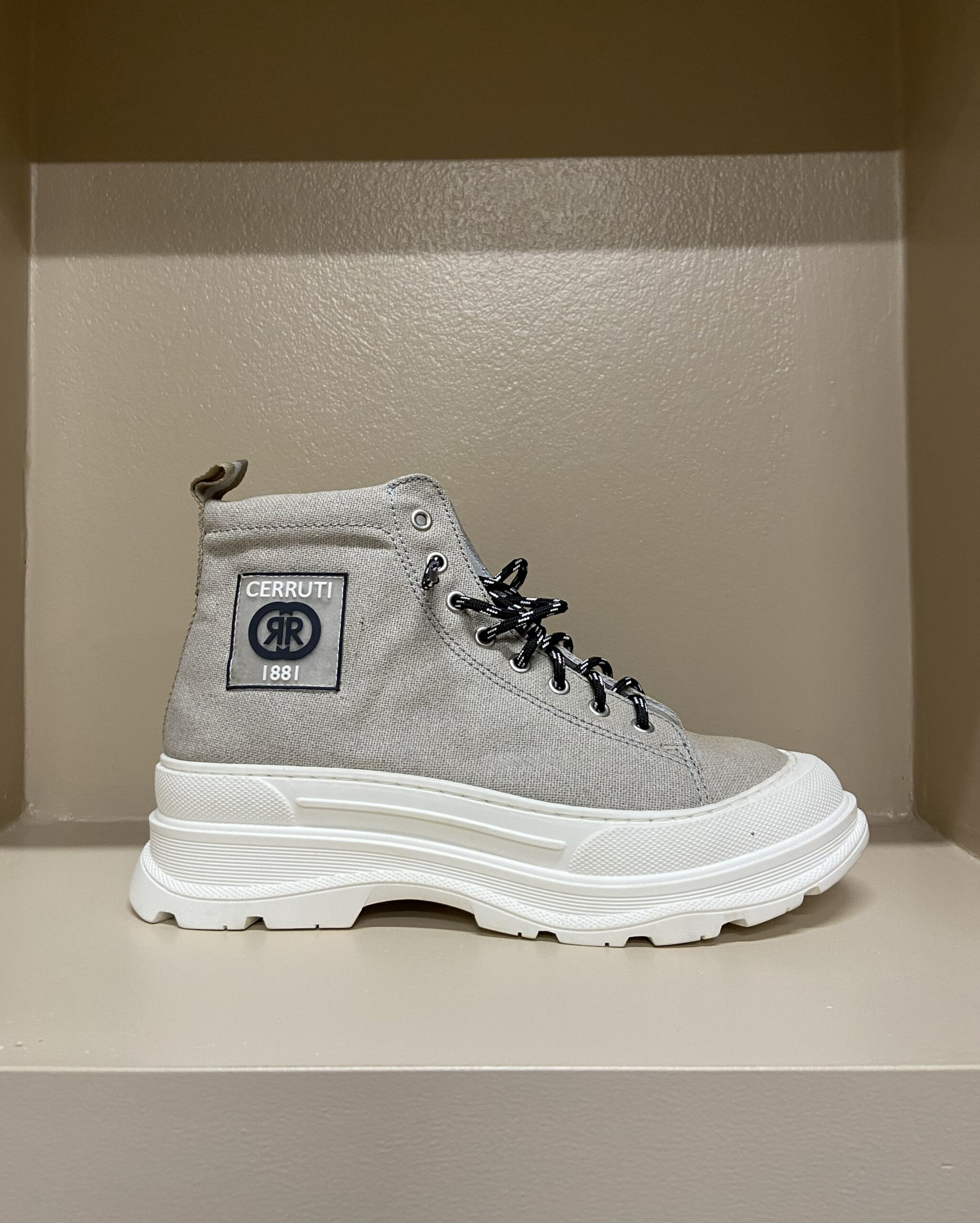 Sneakers alte grigie Cerruti 1881 uomo