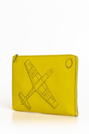 Laptop case giallo Trussardi