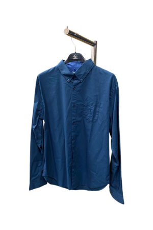 Camicia blu in cotone Cerruti uomo