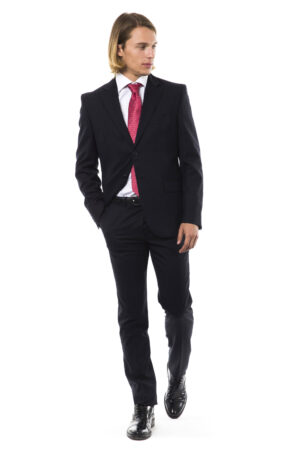 Abito blu gessato Uomini Italiani uomo