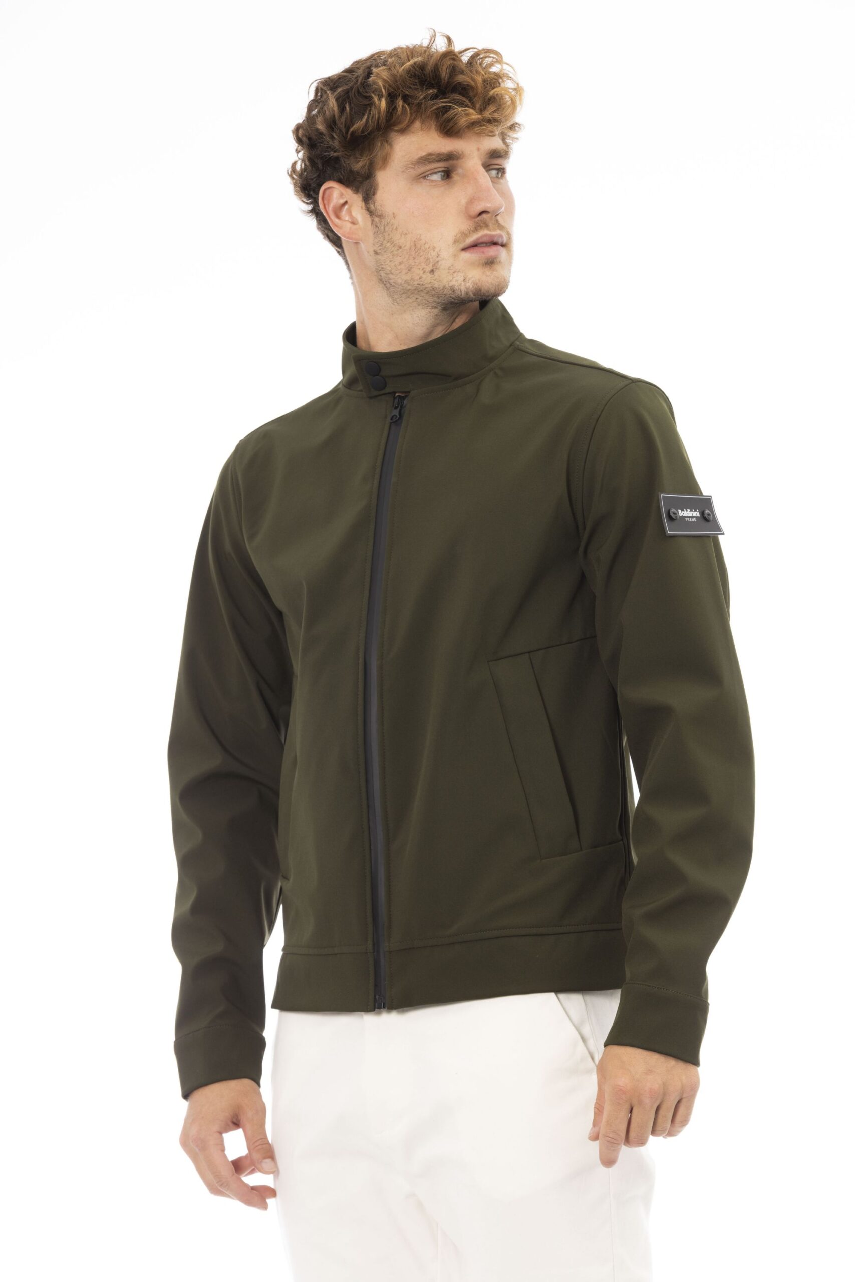 Giacchetta Softshell verde Baldinini uomo