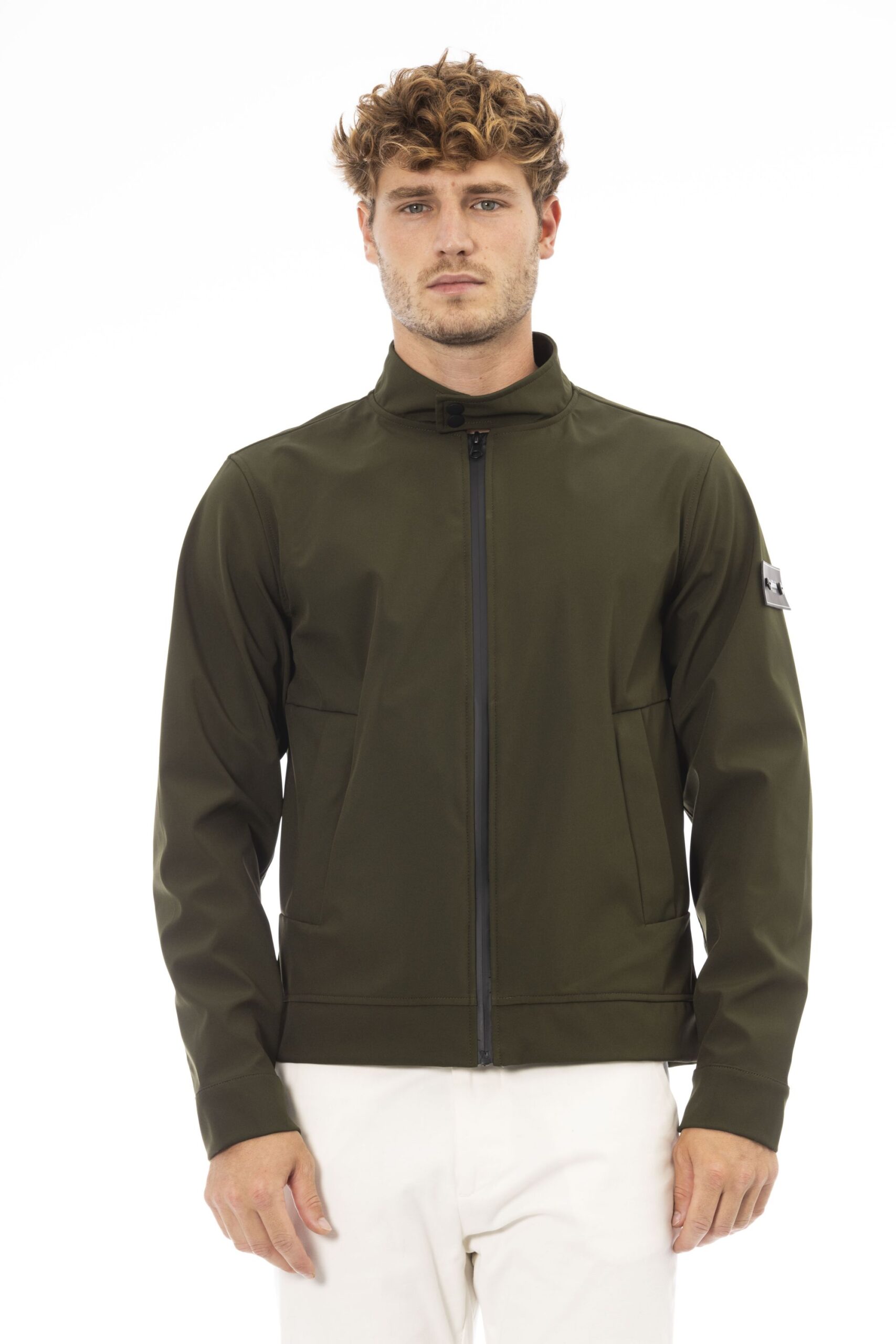 Giacchetta Softshell verde Baldinini uomo - immagine 2