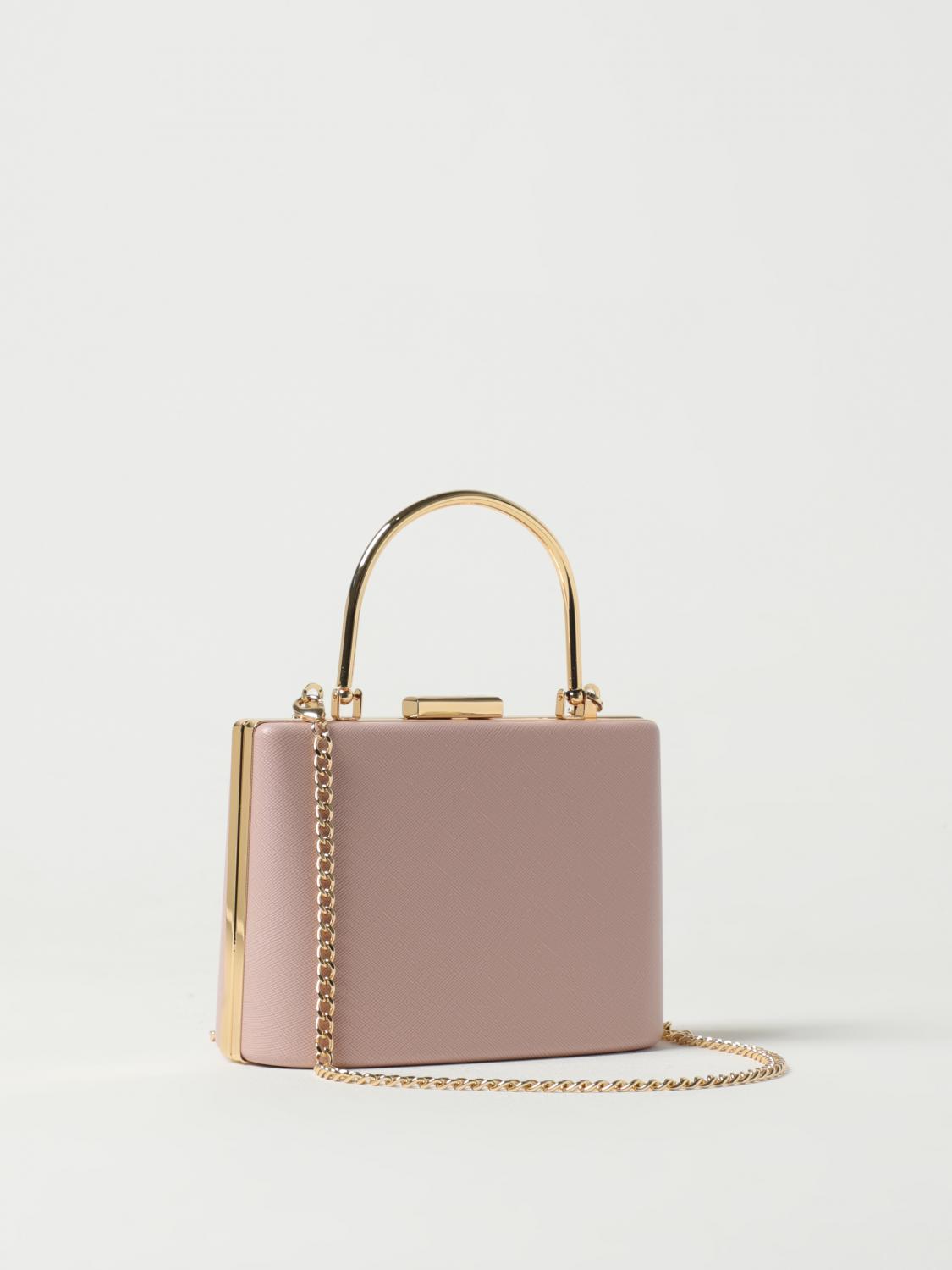 Mini borsa rigida con manico in metallo Love Moschino - immagine 5